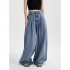 2024 New Jeans For Women High Waist Straight Loose Street Casual Pants Women Customised Hip Hop Baggy Wide Leg Pants