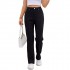 P4564 Hot Selling Women's Pants Trousers High Quality Solid Color High Waist Office Work Pants Formal pocketPants