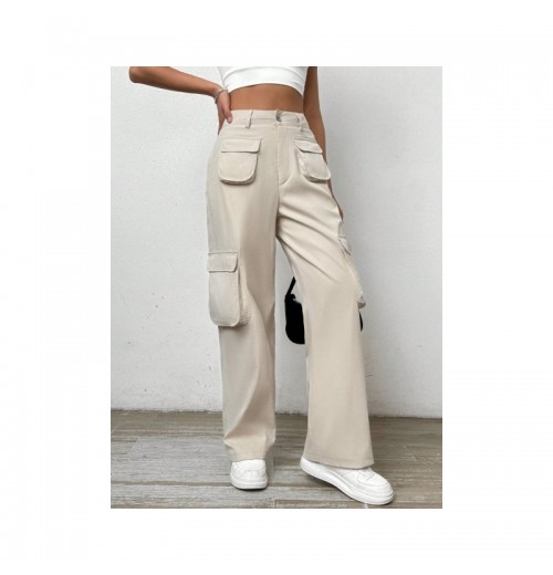 High Quality Cute and Cool Women Spring Summer Casual Cargo Pants Loose Fit Multi-Pocket Cargo Pants